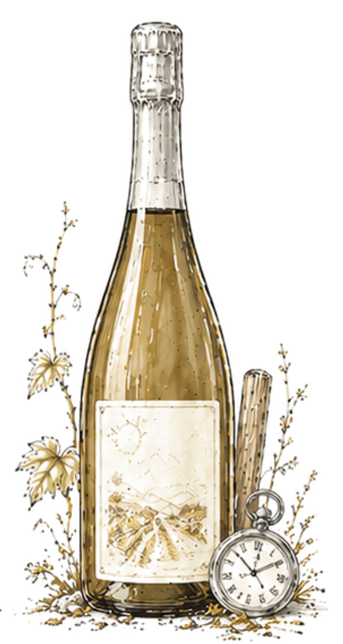 Millésimé vintage Champagne.